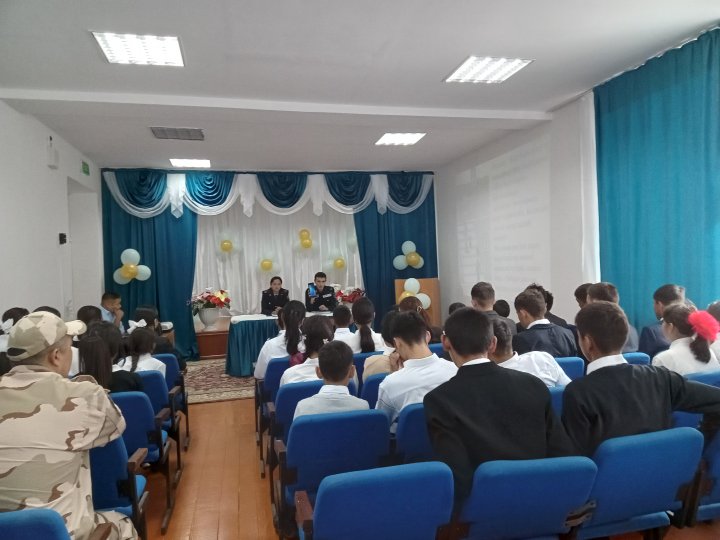 "ЖанайSecondary school -бақшасы"КММ "Жолда жүру ережелері" атты түсіндірмелі жұмыстар 1-11 сыныптар