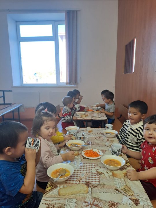 "Еркетай" балабақшасының түскі ас мәзірі